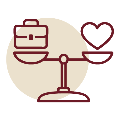 work life balance icon