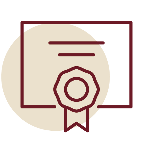 Chemical Dependency Certificate icon